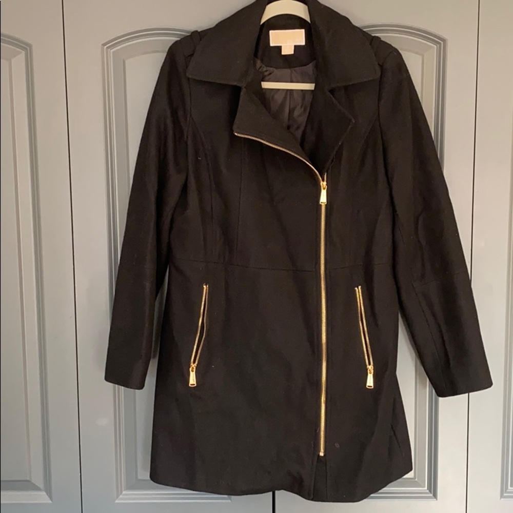 MOVING SALE! Michael Kors Size 6. Black Coat